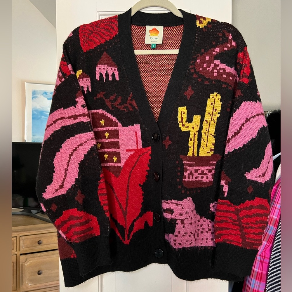Farm Rio Cardigan size small